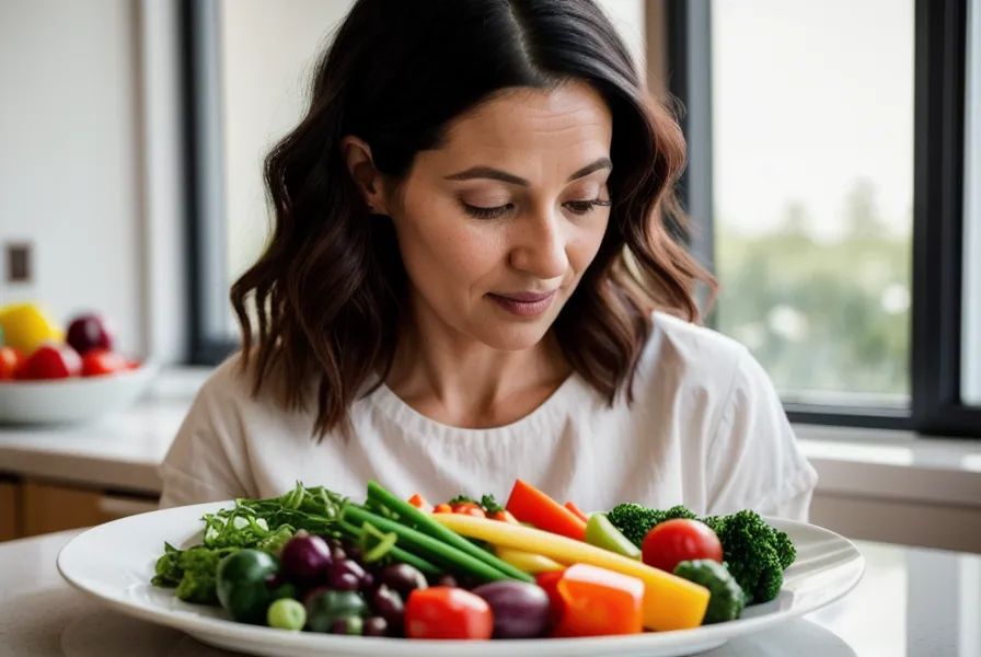 Ingrédients simples sur un plan de travail avec un blender en arrière-plan
